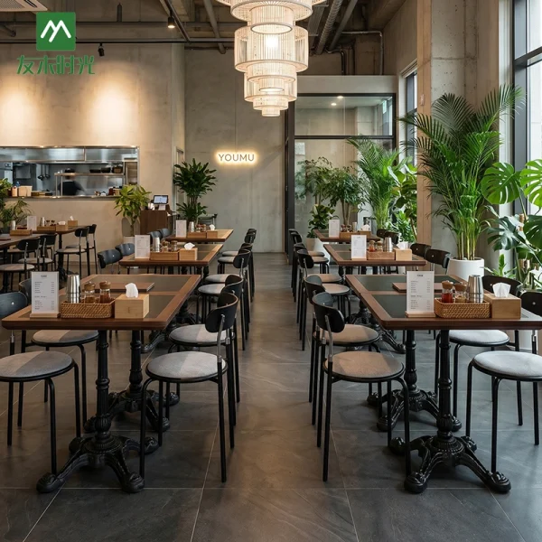 Casual Restaurant Furniture, Retro-style restaurant furniture for Sale – One-stop restaurant furniture supplier in China
