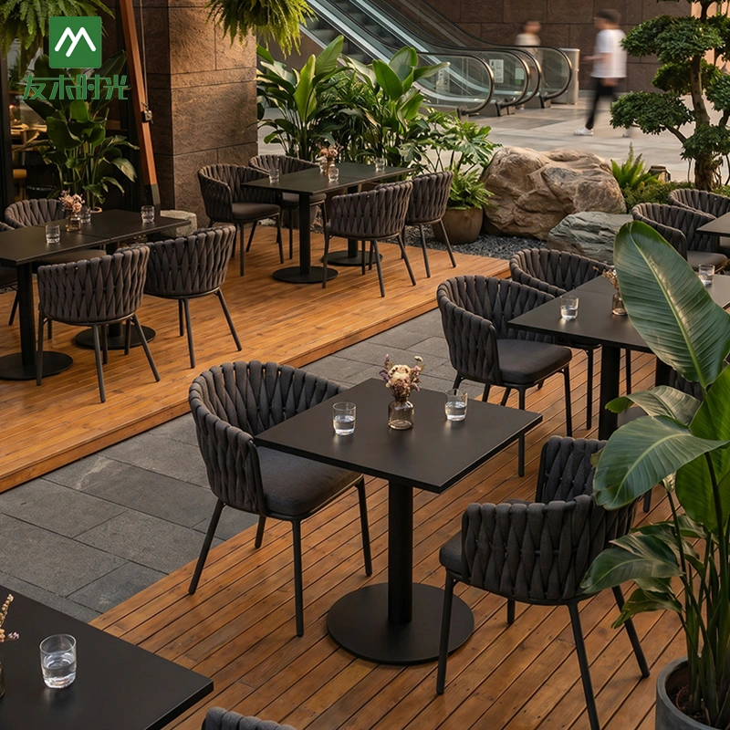 Factory Direct Durable Outdoor Restaurant Furniture, Waterproof Aluminum Alloy Frame – Creating a High-quality Outdoor Dining Area - Image 5