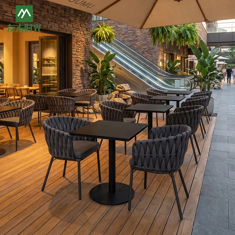 Factory Direct Durable Outdoor Restaurant Furniture, Waterproof Aluminum Alloy Frame – Creating a High-quality Outdoor Dining Area - Image 4