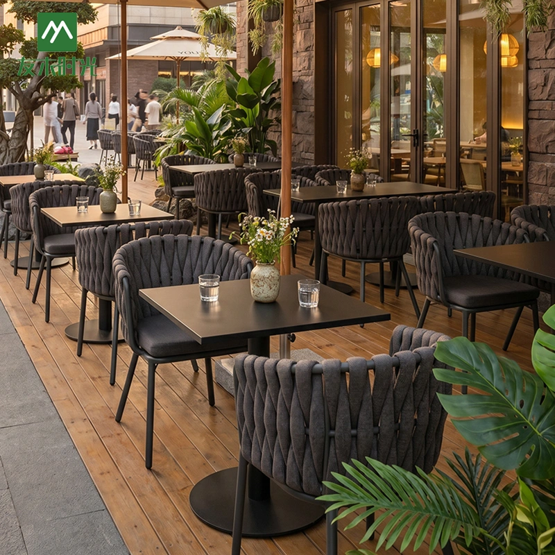 Factory Direct Durable Outdoor Restaurant Furniture, Waterproof Aluminum Alloy Frame – Creating a High-quality Outdoor Dining Area - Image 3