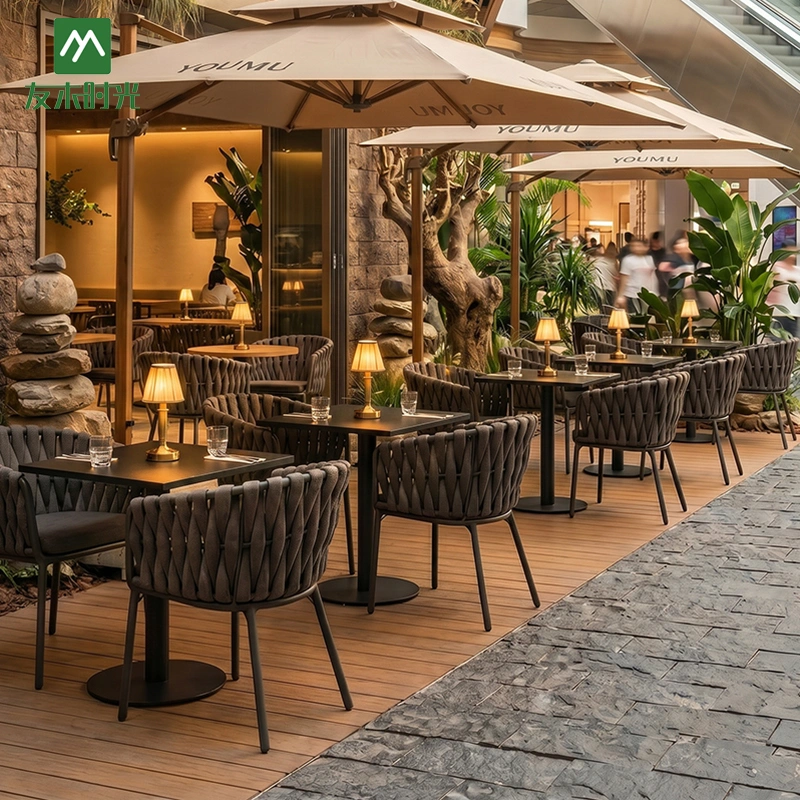 Commercial Outdoor Restaurant Furniture, Aluminum Restaurant Outdoor Furniture Supply – China Outdoor Restaurant Furniture Factory - Image 2