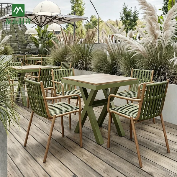 Factory Supply Outdoor Furniture for Restaurants Garden-Style Outdoor Restaurant Patio Furniture – Supplied by Foshan Restaurant Furniture Factory