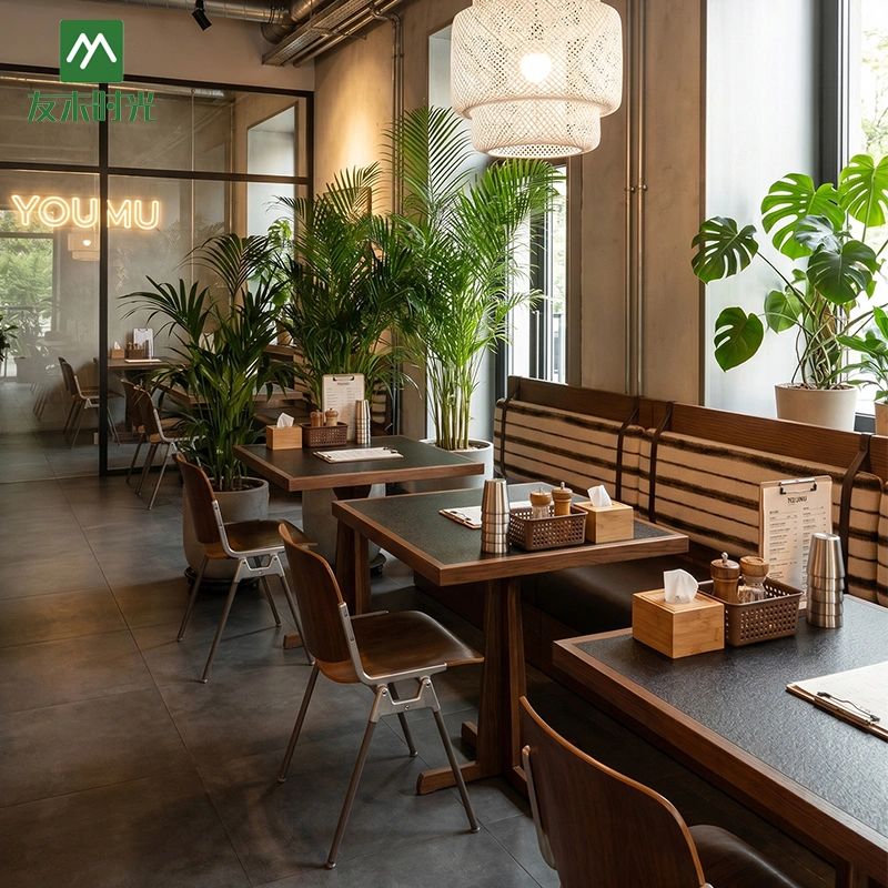 Coffee Shop Furniture, Cafe Bench Seating, Table, and Chair Set – Direct from China Manufacturer - Image 4