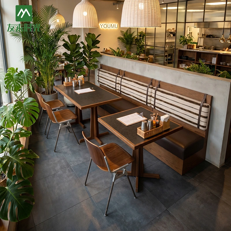 Coffee Shop Furniture, Cafe Bench Seating, Table, and Chair Set – Direct from China Manufacturer - Image 2