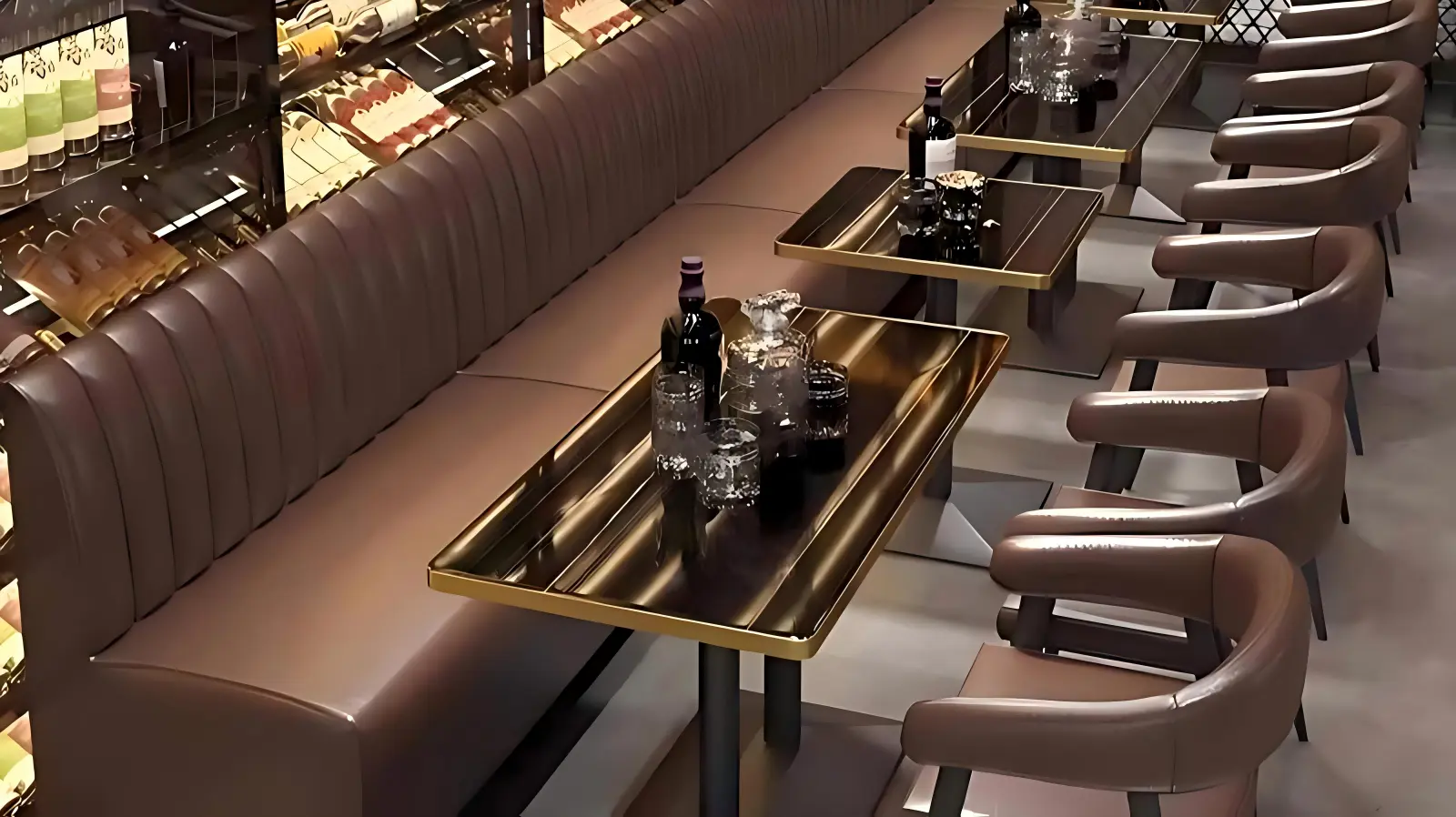 industrial-style minimalist bar furniture design