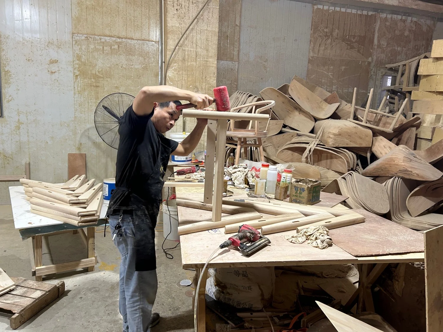 restaurant furniture production furniture frame assembly