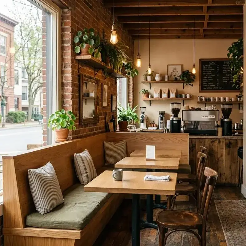 small cafés & compact bistro spaces