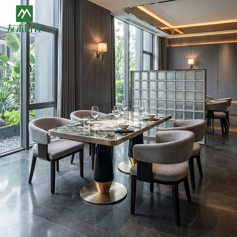 Upscale Restaurant Furniture, Luxury Restaurant Tables and Chairs for Sale – Factory Price Modern Restaurant Furniture – China Foshan Factory - Image 4