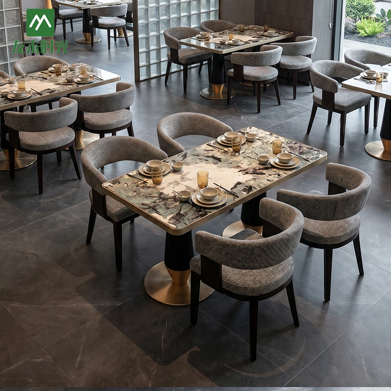 Upscale Restaurant Furniture, Luxury Restaurant Tables and Chairs for Sale – Factory Price Modern Restaurant Furniture – China Foshan Factory - Image 2