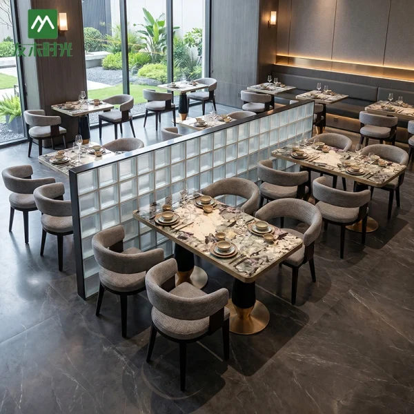 Upscale Restaurant Furniture, Luxury Restaurant Tables and Chairs for Sale – Factory Price Modern Restaurant Furniture – China Foshan Factory