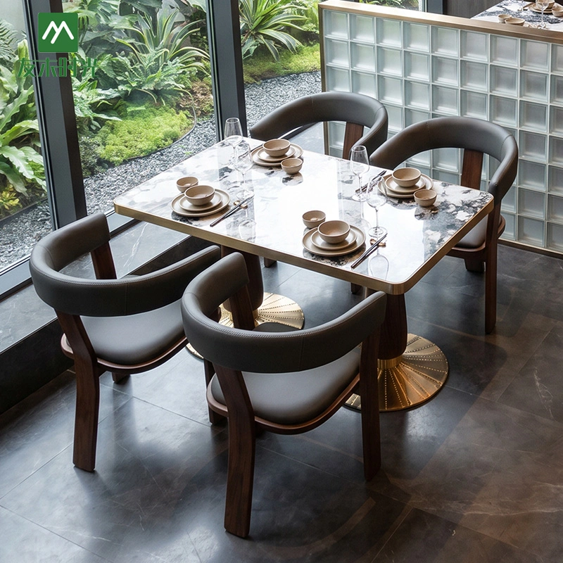 Custom High-end Hotel Restaurant Furniture Set with Luxury Chairs and Tables – Supplied by Foshan Restaurant Furniture Factory - Image 5