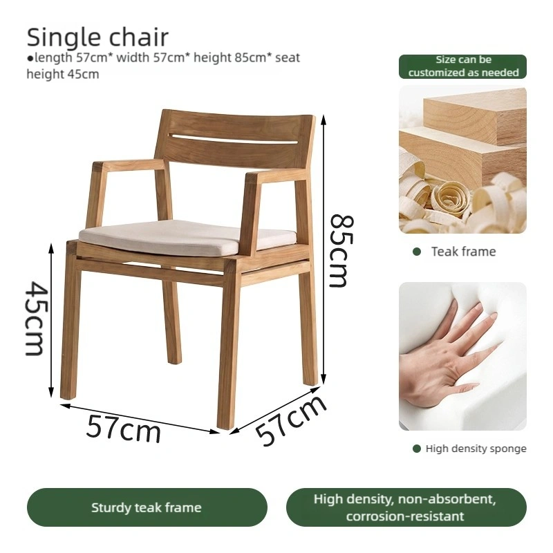 Oil Teak Outdoor Furniture for Sale – Hotel Patio Furniture, Resort Outdoor Furniture - Image 6