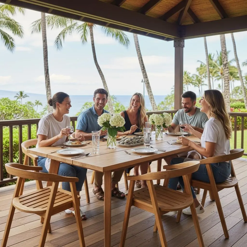Teak Outdoor Restaurant Furniture