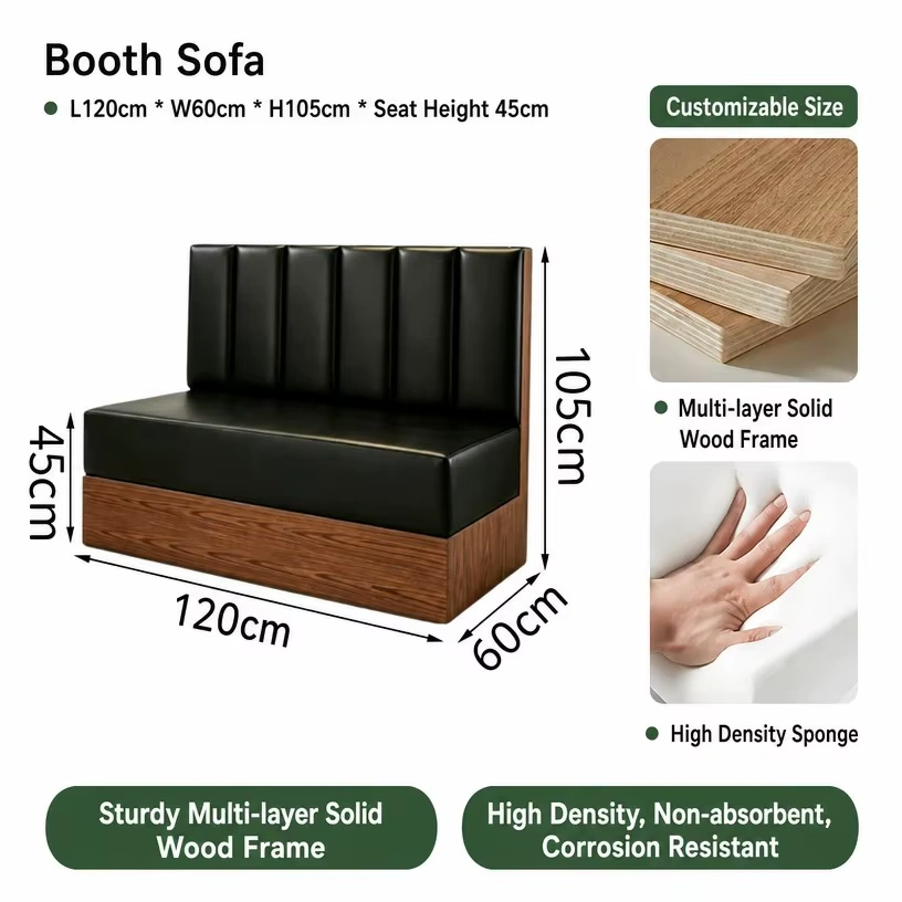 High-Quality Bistro Table and Chair Set with Black Leather Seating – China Factory Supply - 图片 6