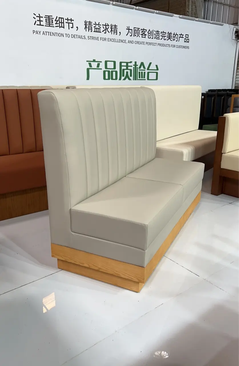 comprehensive factory quality inspection for booth seating