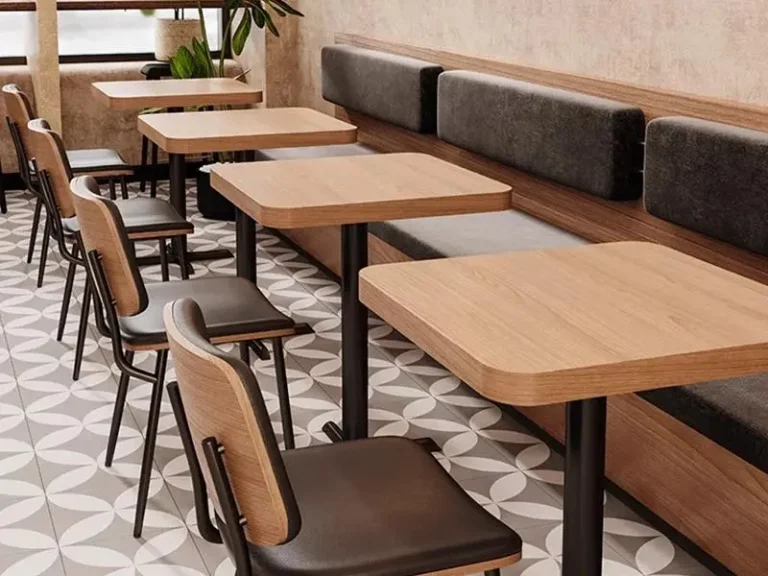 minimalist modern cafe furniture trends for chain food brands