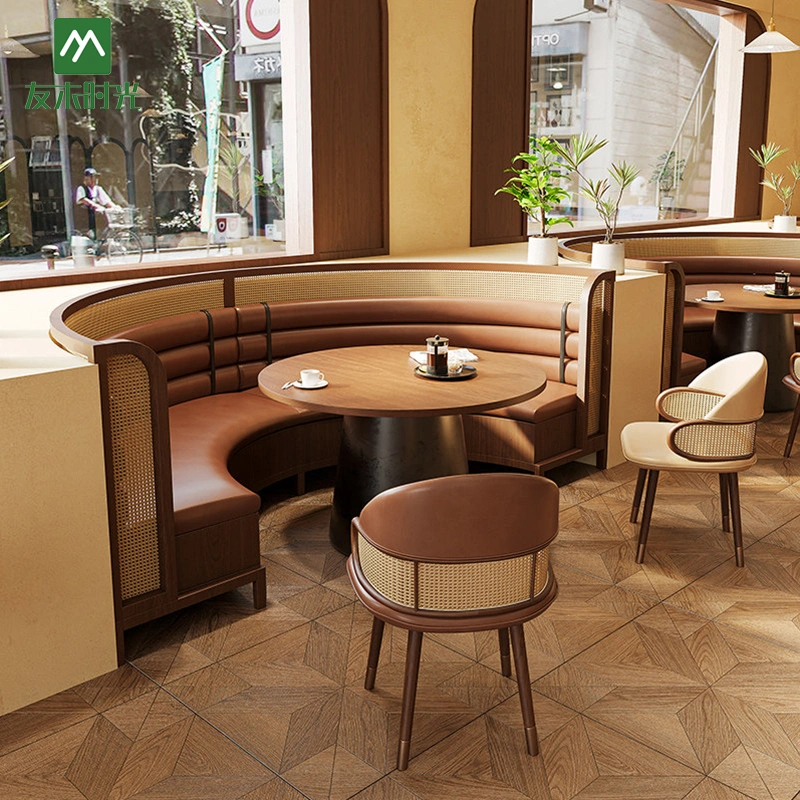 u shaped booth seating
