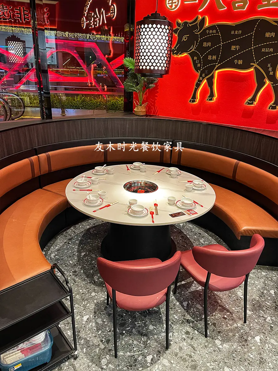 wholesale curved booth seating (4)