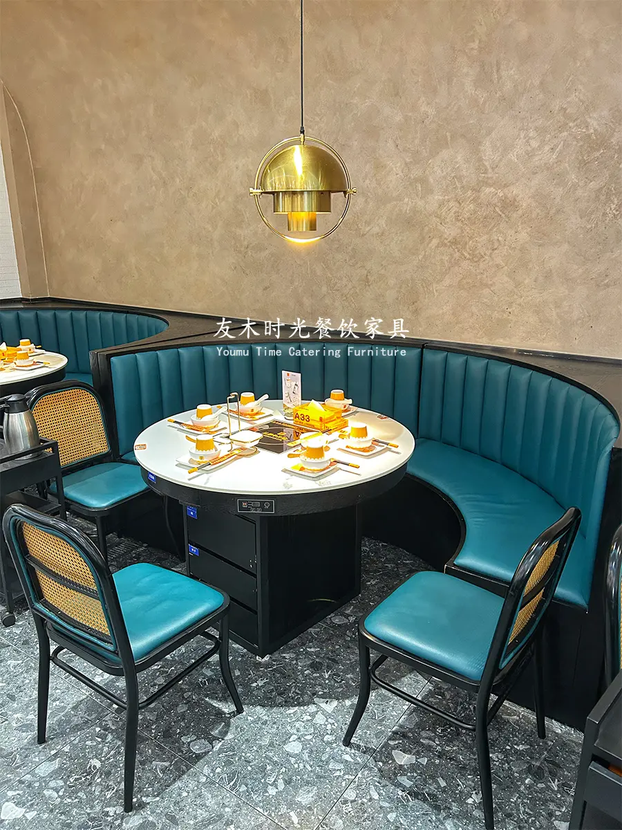 wholesale curved booth seating (5)