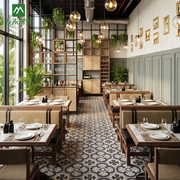 Custom Made Restaurant Furniture Wholesale | Durable Fabric & Nappa Leather Furniture Set