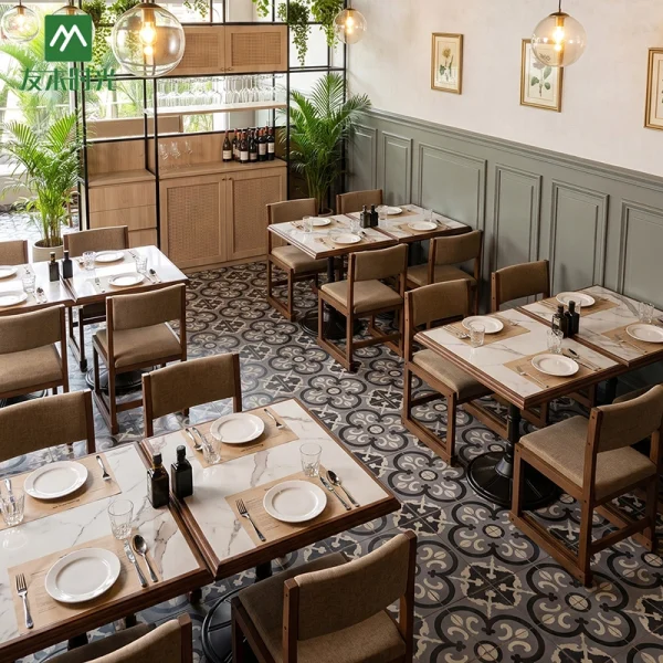 Custom Made Restaurant Furniture Wholesale | Durable Fabric & Nappa Leather Furniture Set