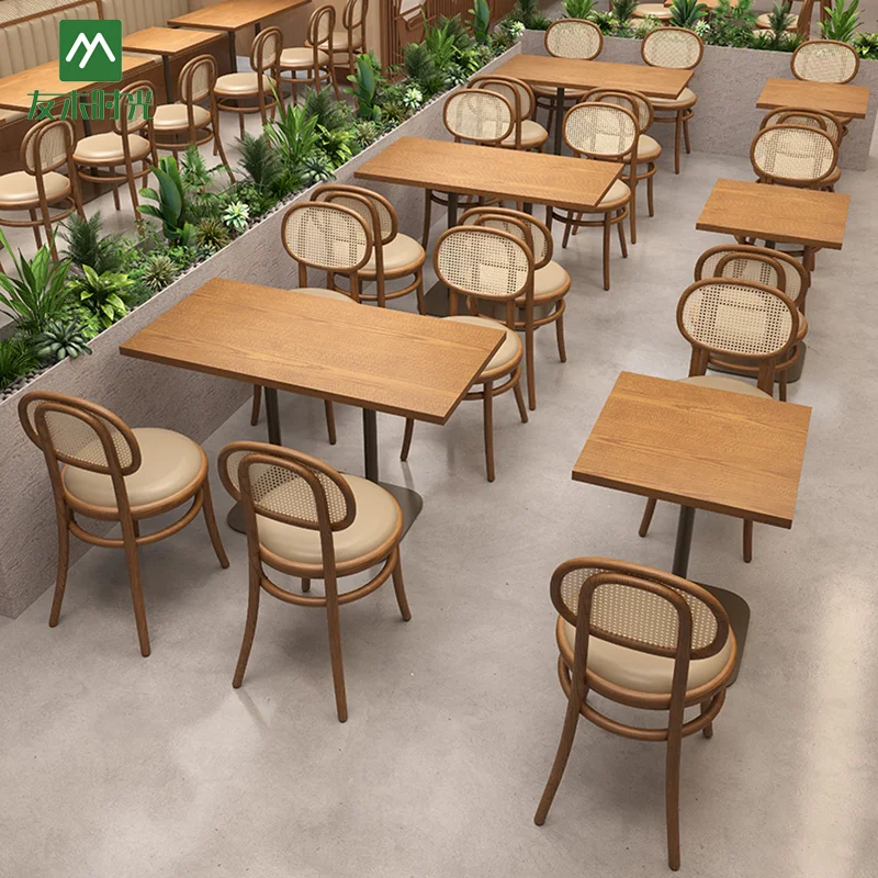 wooden restaurant furniture
