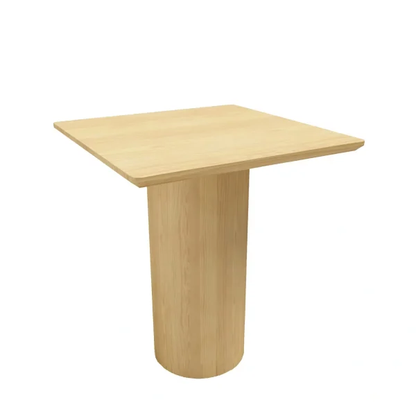 Restaurant Dinner Table In Various Sizes with Customizable Metal Bases