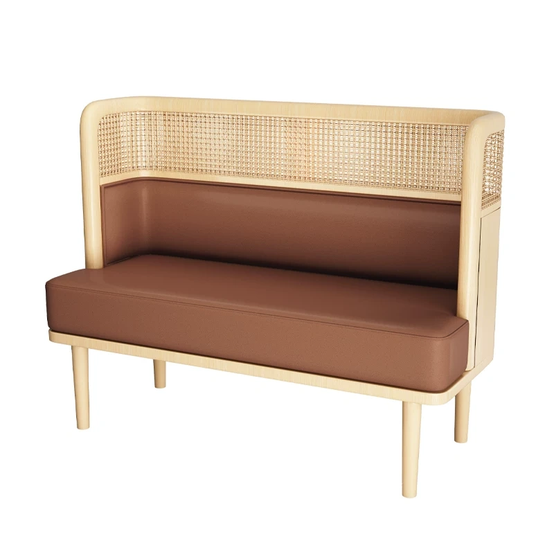 Wholesale Rattan Restaurant Booth Seating, Chairs with Matching Tables - Image 4