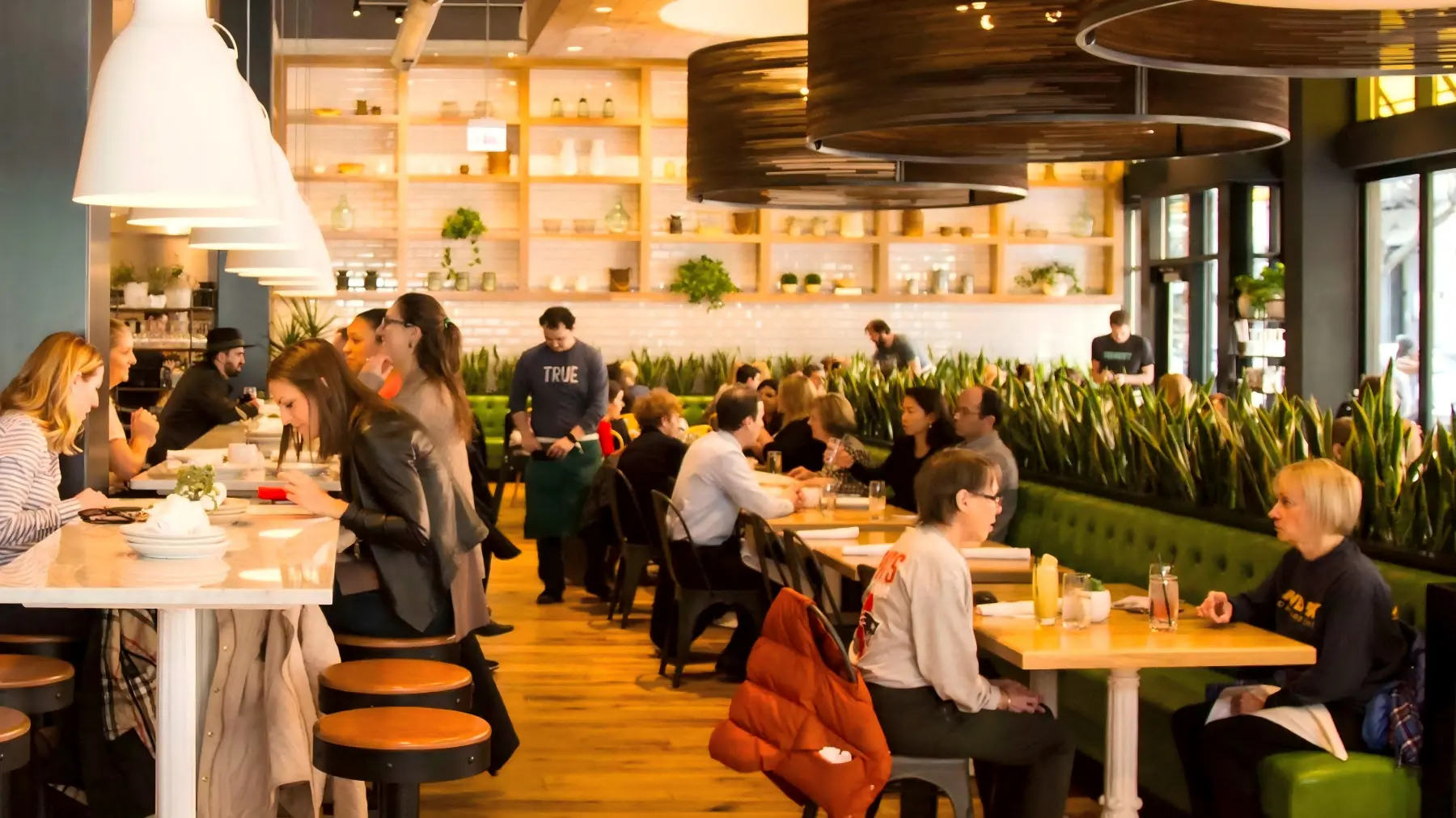 interior design and restaurant atmosphere