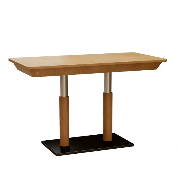 Restaurant Dinner Table In Various Sizes with Customizable Metal Bases