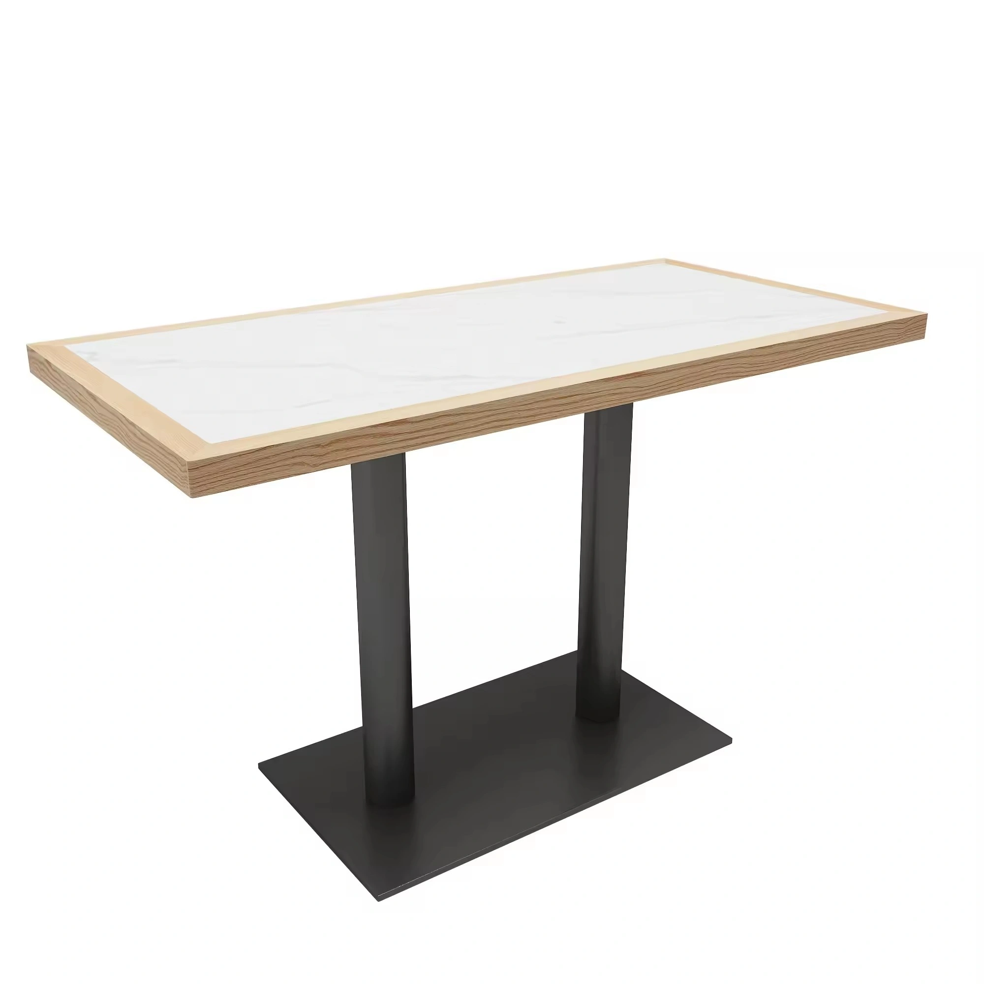 Restaurant Dinner Table In Various Sizes with Customizable Metal Bases - Image 5