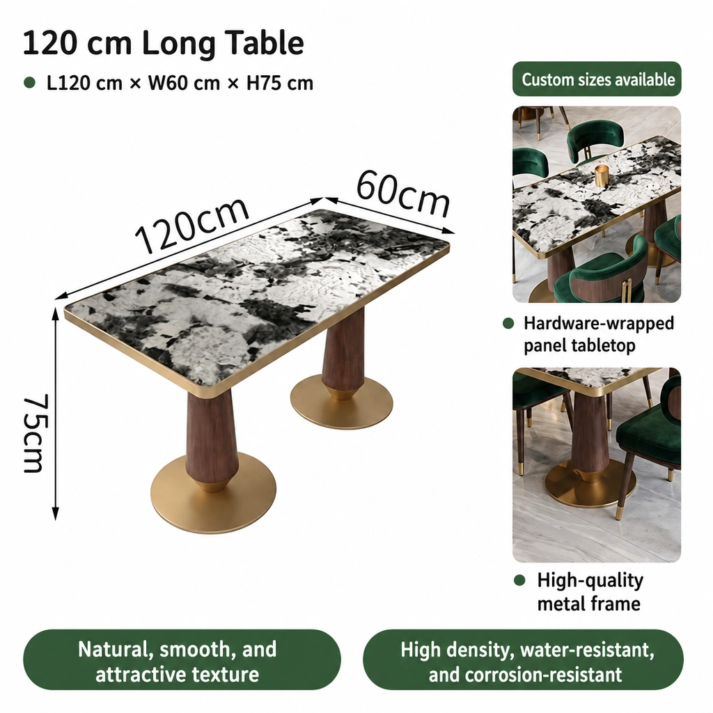 Marble Restaurant Table and Chair Set for Modern Dining Spaces – China Factory Supply - Image 6