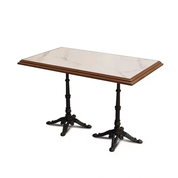 Marble Top Restaurant Table – Customizable Sizes and Materials