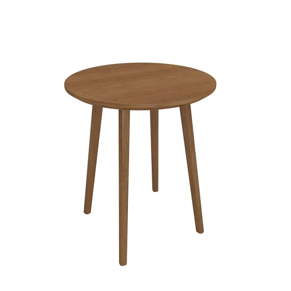 Wholesale Restaurant & Café Table and Chair Set: Walnut-Finish Frame with PU Leather Booth Seating – Customizable Size, Color, and Logo