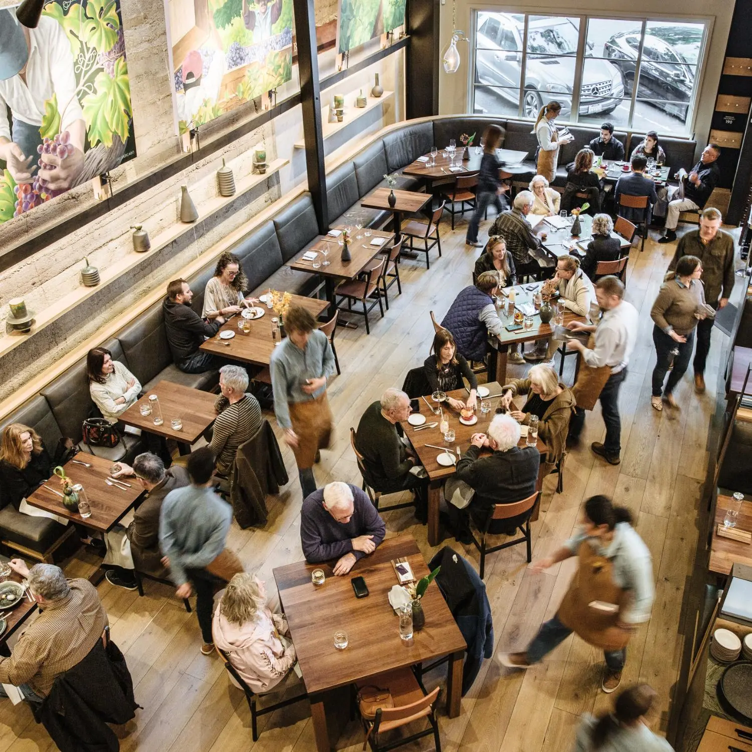 space layout determines comfort and customer flow