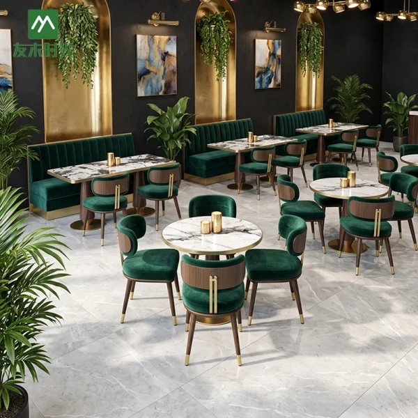 Marble Restaurant Table and Chair Set for Modern Dining Spaces – China Factory Supply
