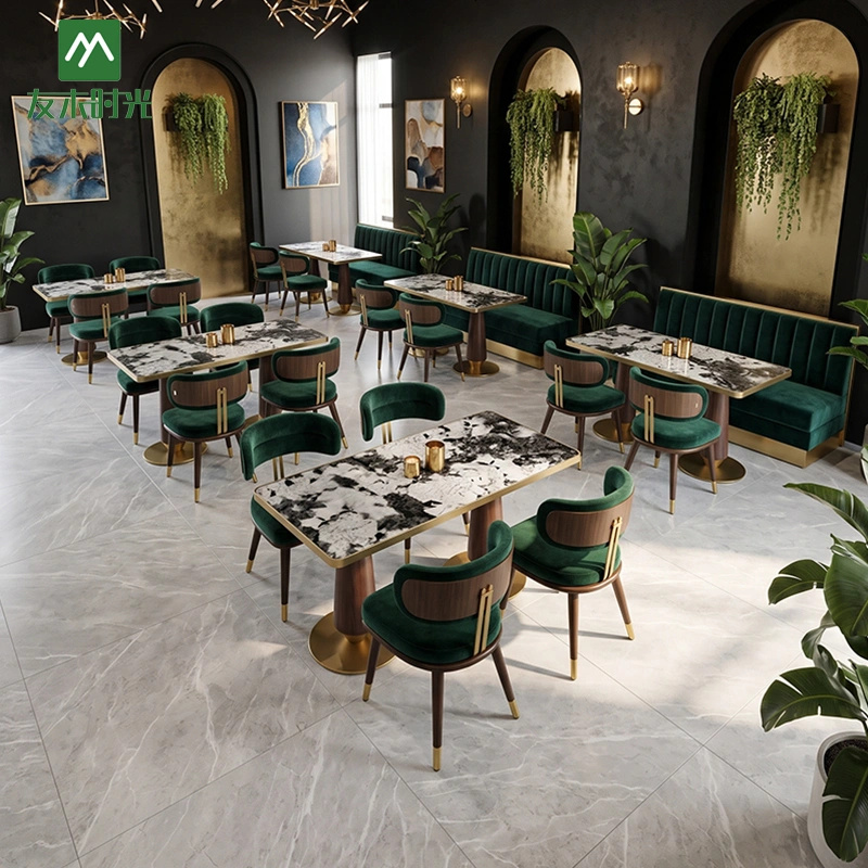 Marble Restaurant Table and Chair Set for Modern Dining Spaces – China Factory Supply - Image 3