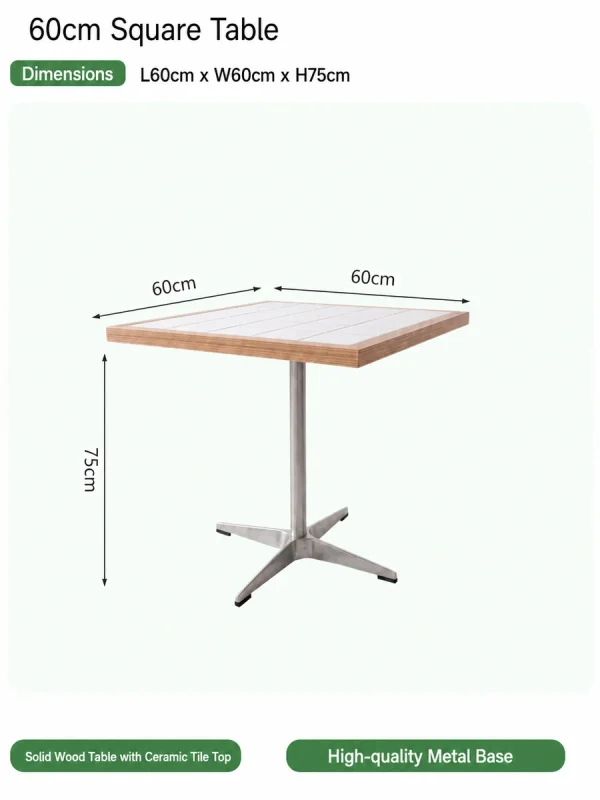 Factory Supply Casual Restaurant Furniture – Wholesale Restaurant Armchairs, Square Dining Table