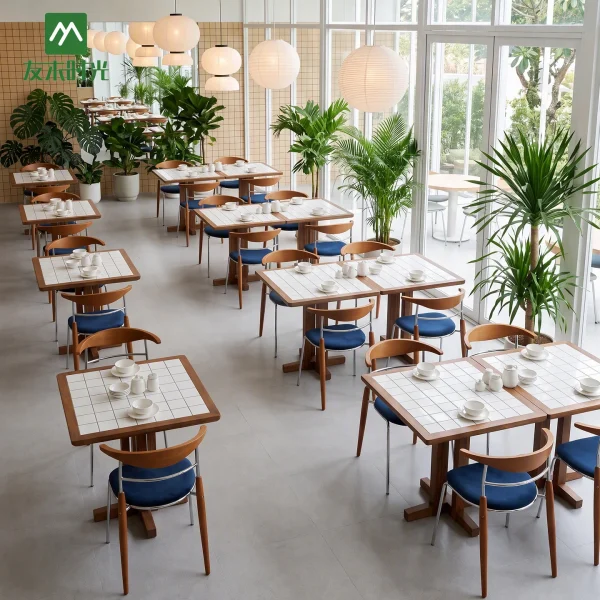 Factory Supply Casual Restaurant Furniture – Wholesale Restaurant Armchairs, Square Dining Table